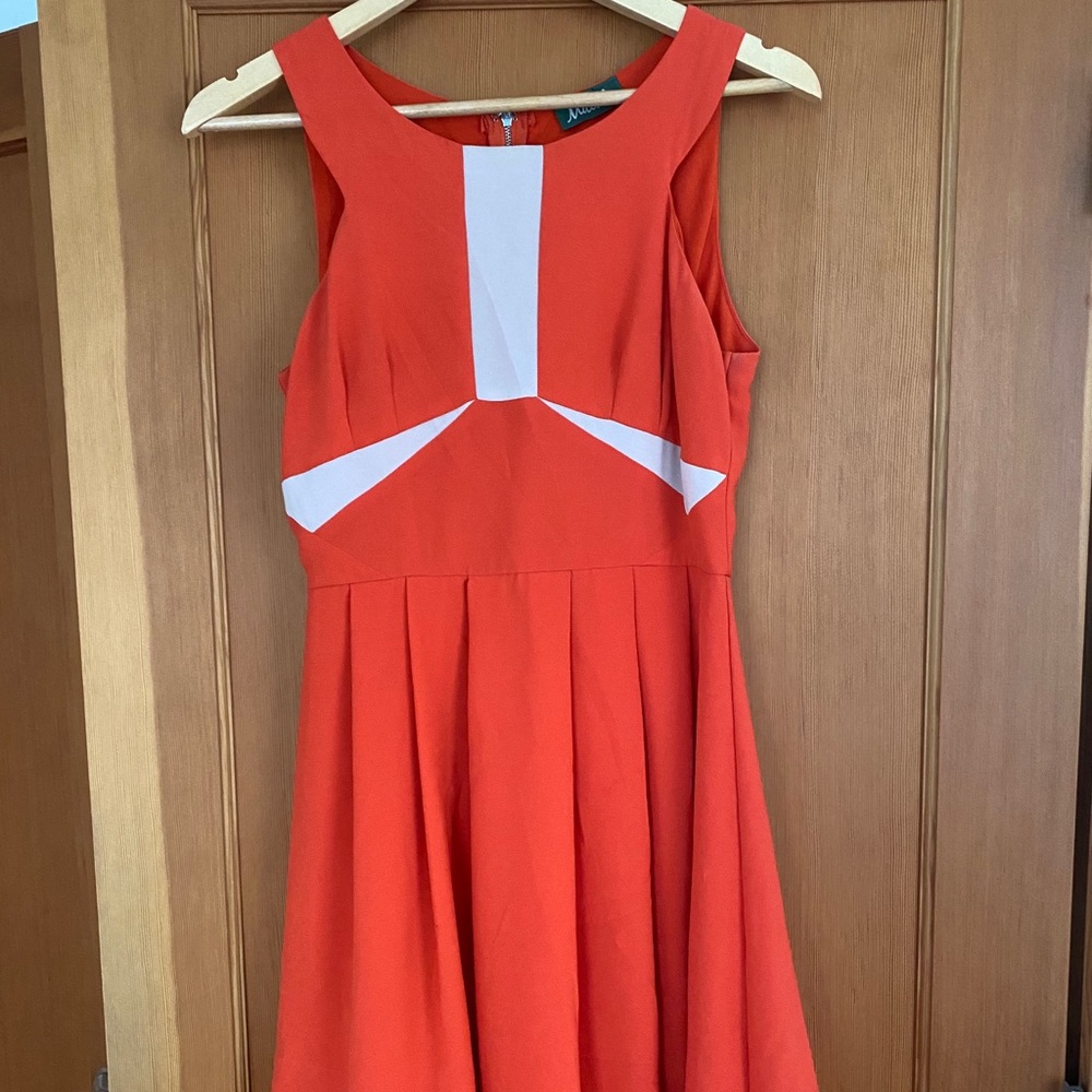 Retro Orange Maude Dress